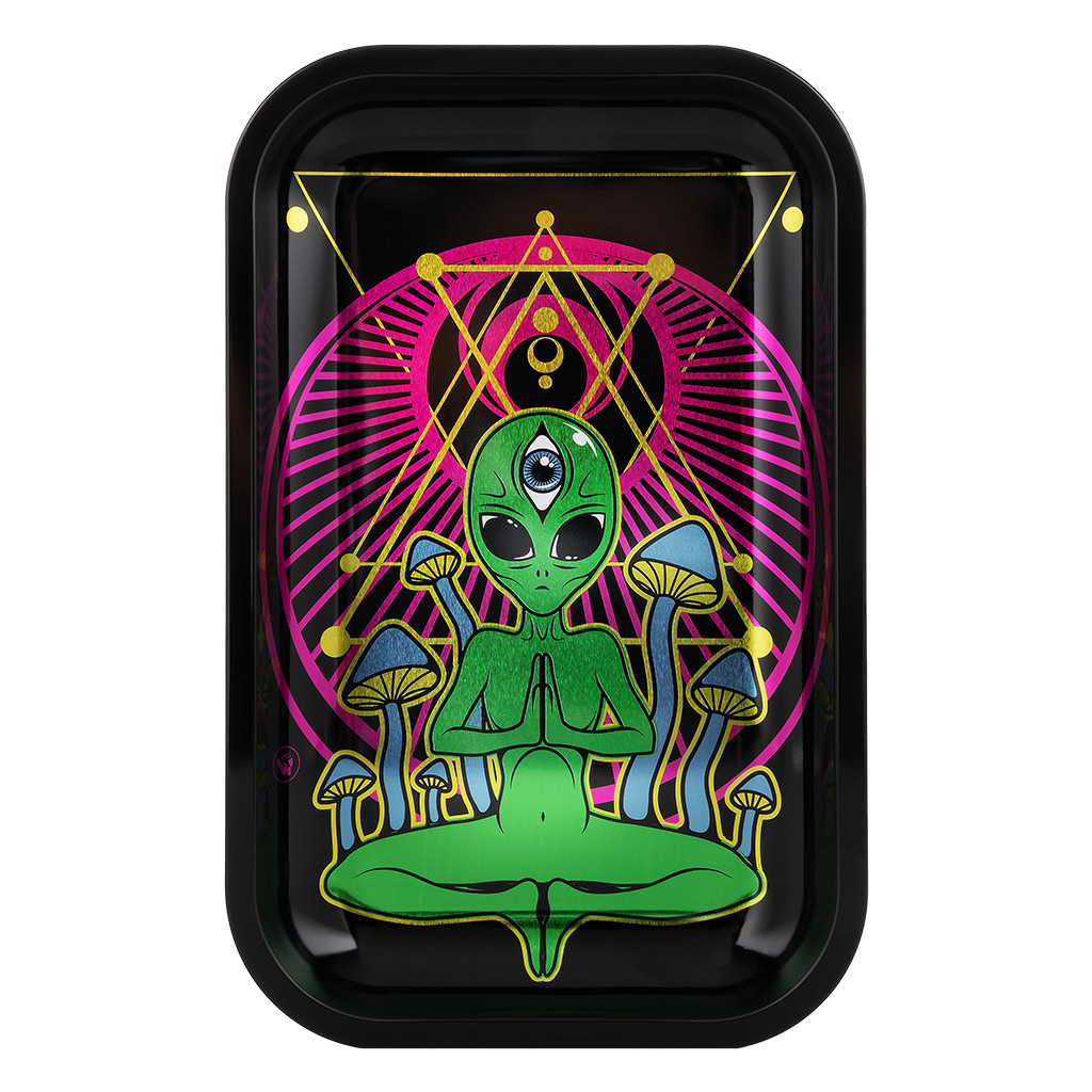 Rolling Tray M Trippy Alien (Fire-Flow)