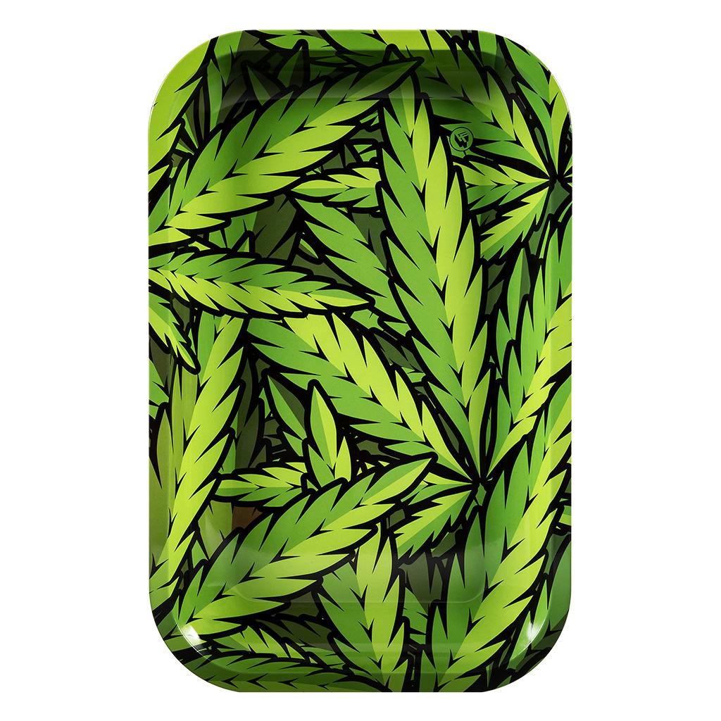 Rolling Tray M Leaves 33 Green (Fire-Flow)