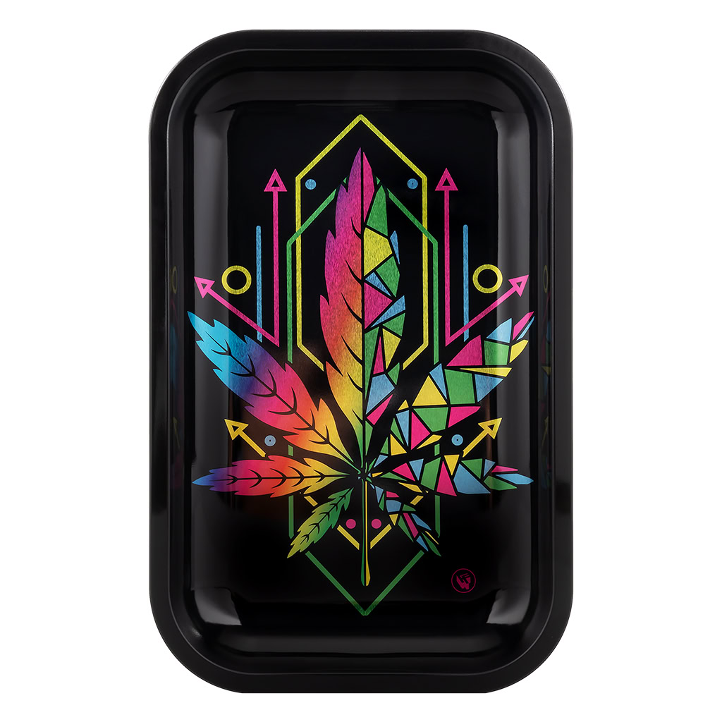Rolling Tray M Geometrical Leaves (Fire-Flow)