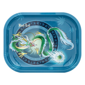 Rolling Tray S Weed Dragon (Black Leaf)