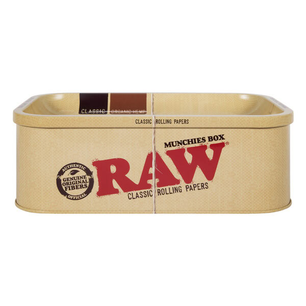RAW Stash Box With Rolling Tray Lid (RAW)