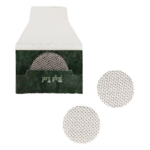 20mm extra coarse stainless steel pipe screens (5 pack). mesh screens with wider holes, designed for pipe and bong bowls to allow stronger airflow.