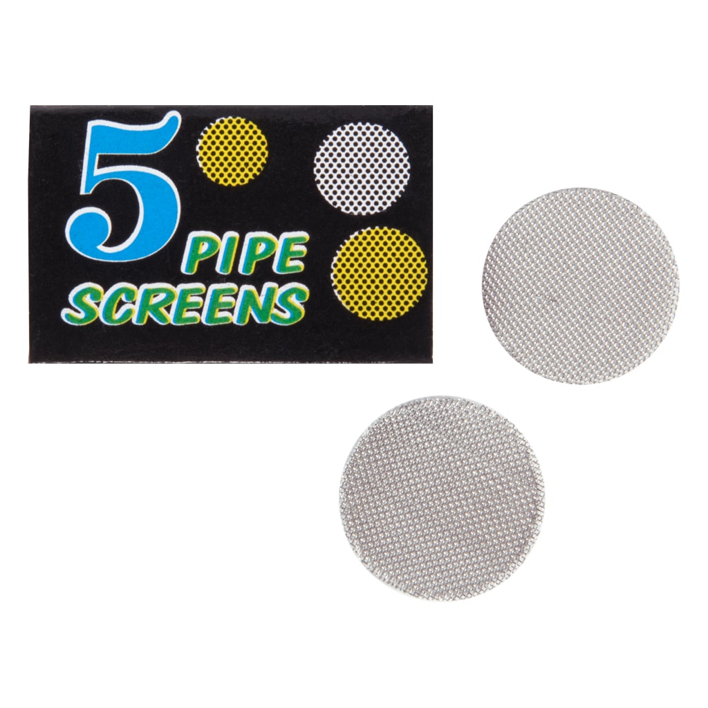 Medium-sized round stainless steel mesh screens, 20 mm diameter, metal filters for pipes and bong bowls to trap ash and fine herb particles.