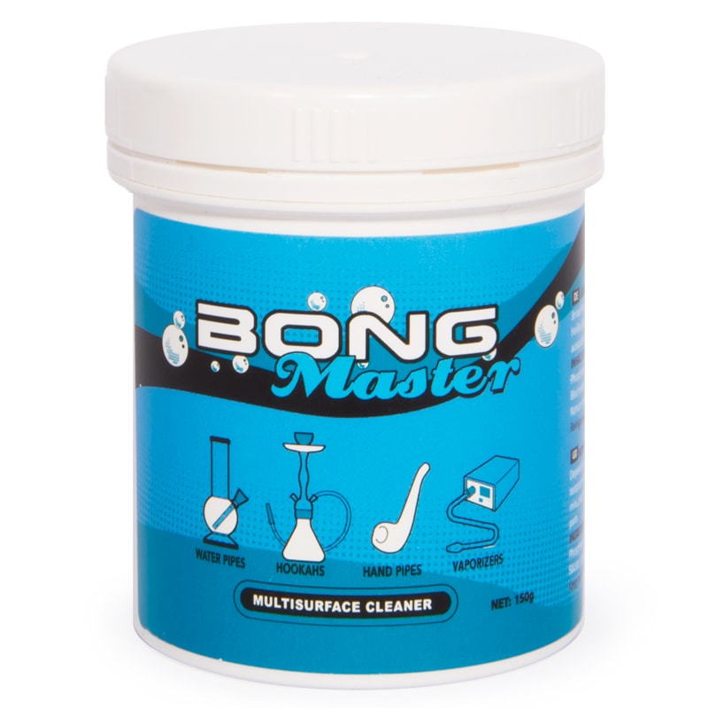 Bong Powder Cleaner powder for glass, ceramic, and metal smoking accessories, resin and tar remover.