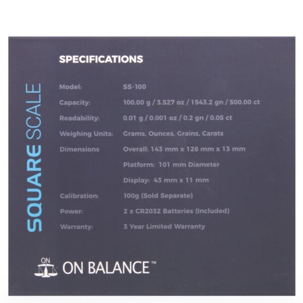 CD Scale / Square Scale SS-100 (On Balance)