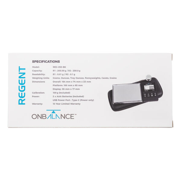 REG-250-BK Scale (On Balance)
