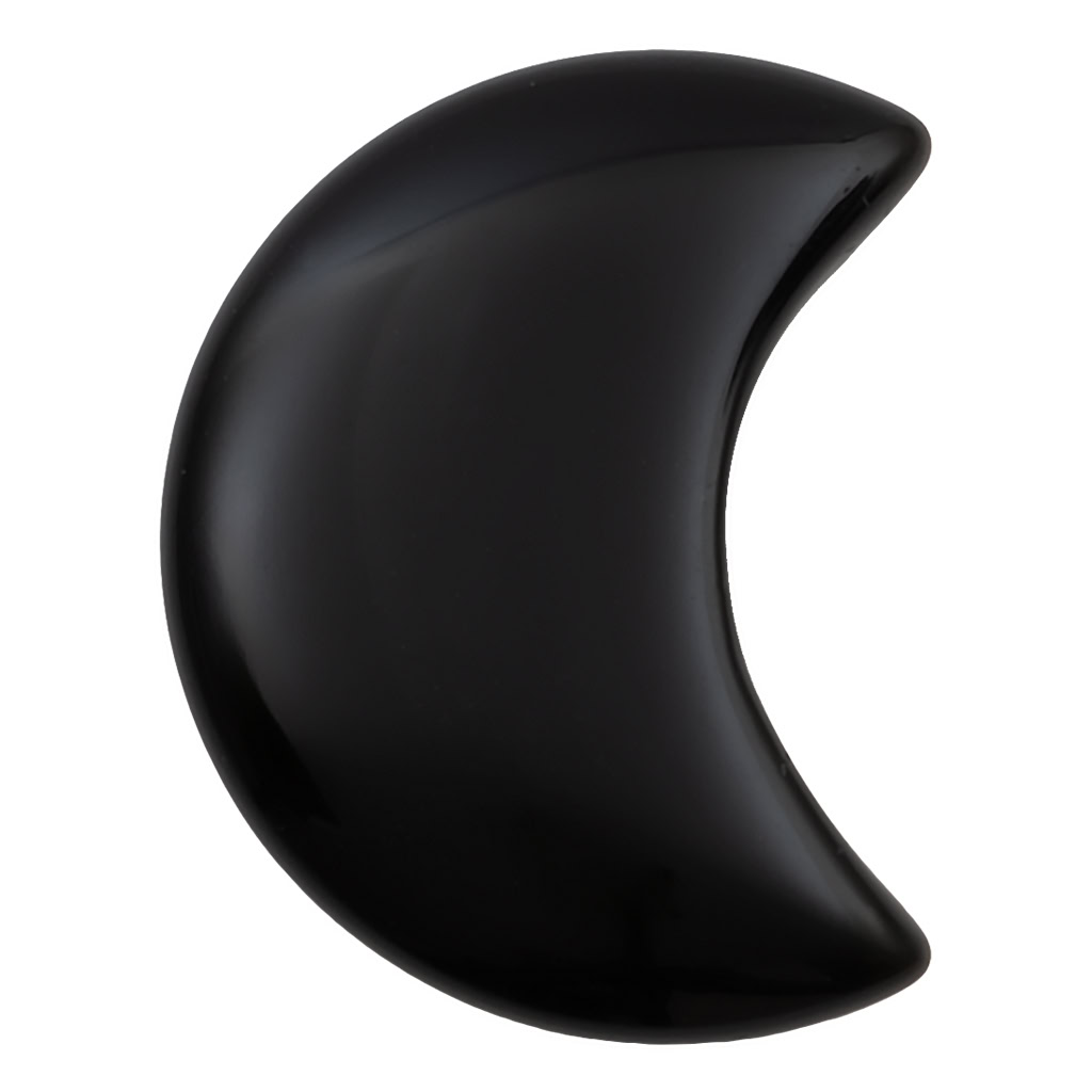 Crystal Moon Black Obsidian