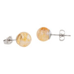 Crystal Earrings Citrine (The Mindful Frog)