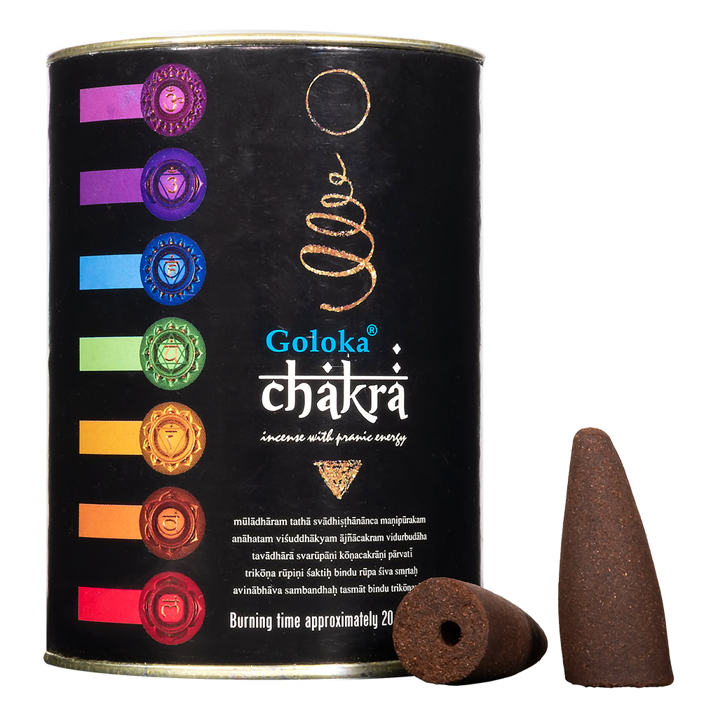 Chakra Backflow Cones (Goloka)