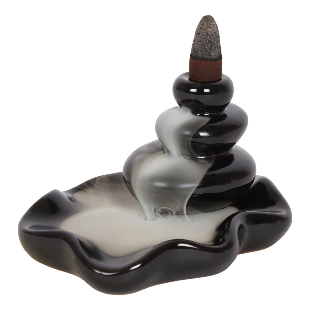 Backflow Incense Burner Large Pebbles