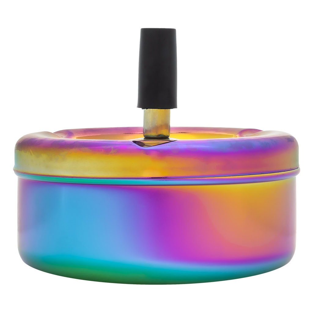 Rotating Outdoor Ashtray 110mm Oil Colours (Bookwill)