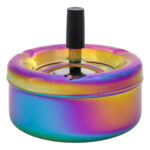 Rotating Outdoor Ashtray 110mm Oil Colours (Bookwill)