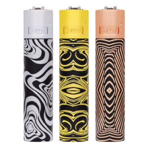 Clipper Metal Psychodelic Nightmare with Giftbox refillable clipper metal lighter.