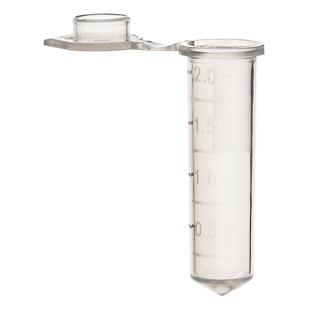 Reaction Tube 2ml with Lid 10pcs (De Sjamaan)