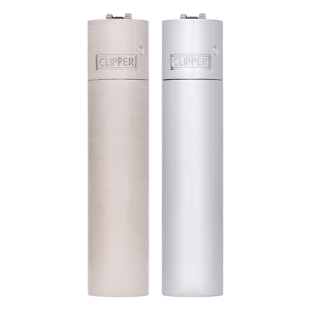 Lighter Metal Silver incl. Giftbox (Clipper)