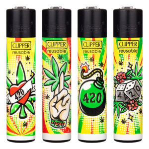 Clipper Lighter 420 Tattoo (Clipper)