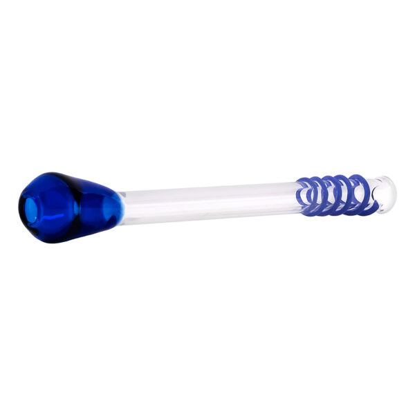 Glass Sniff Tube Spiral Assorti Colours