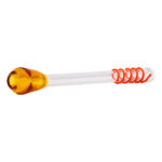 Glass Sniff Tube Spiral Assorti Colours