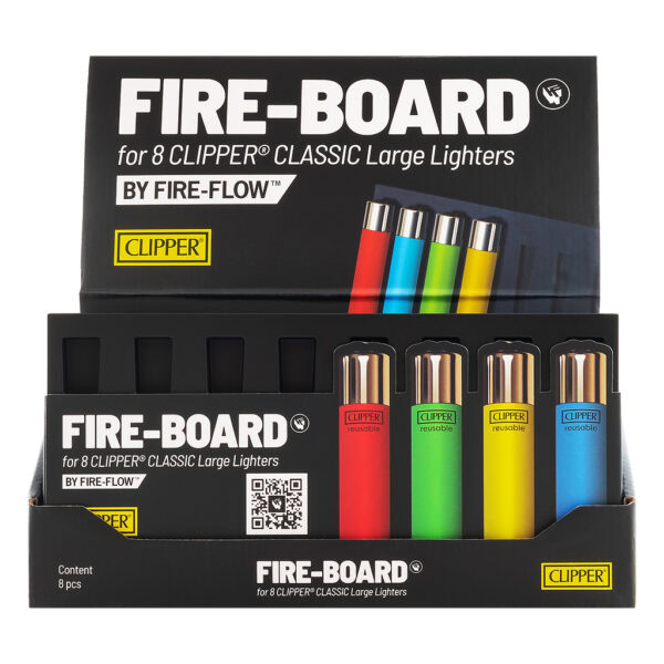 Fire Board 8 Clipper Lighters 8 pcs (Clipper)