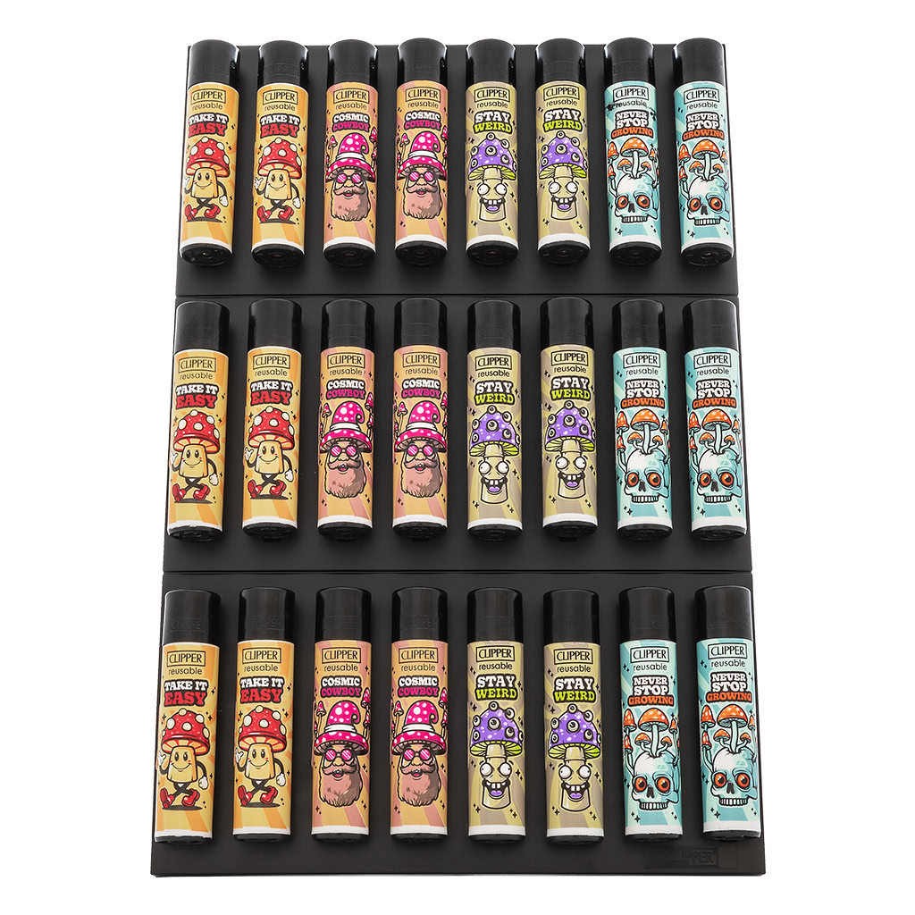 Fire Board 24 lighters clipper lighter collection display board.