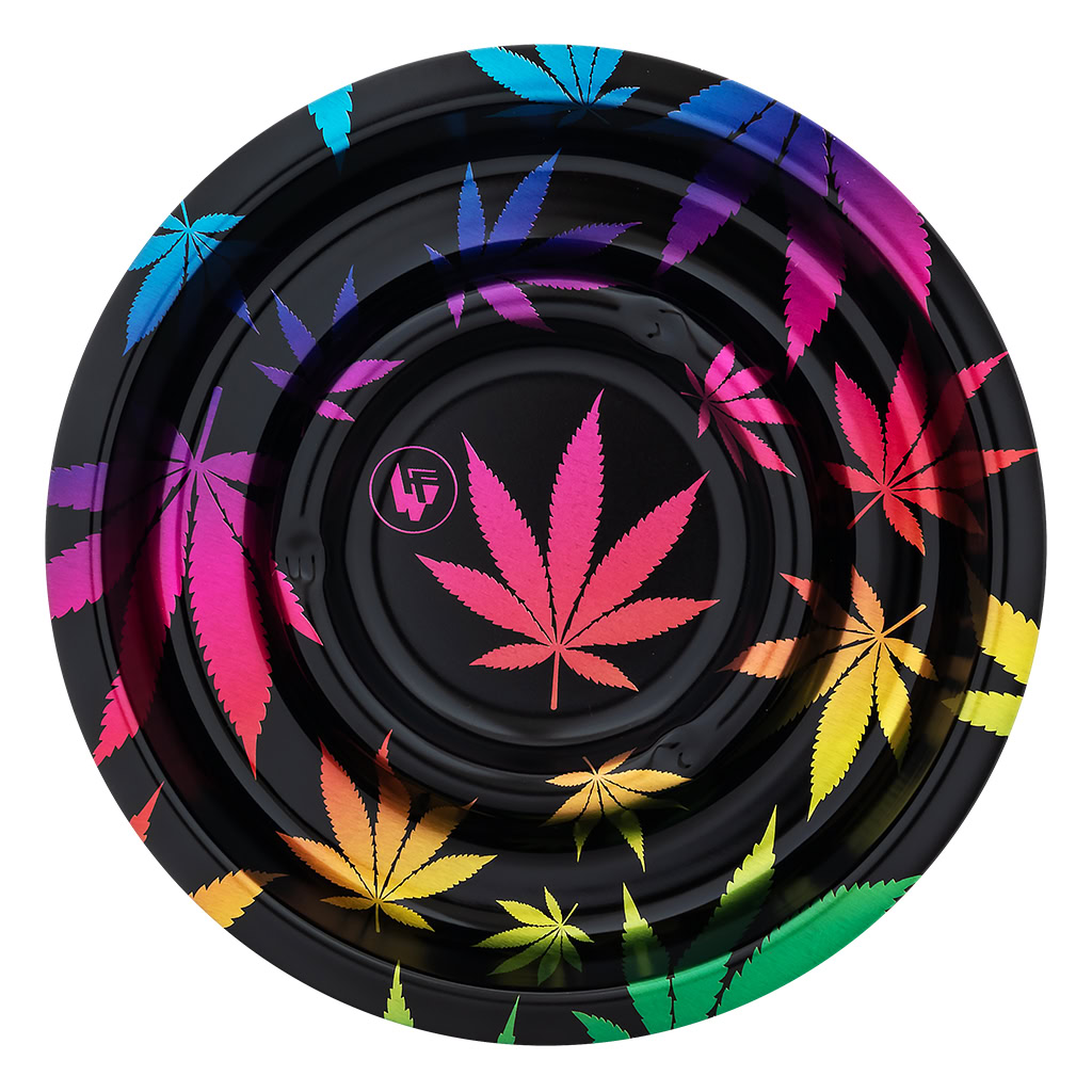 Metal Coffeeshop Ashtray Leaves Gradient 13