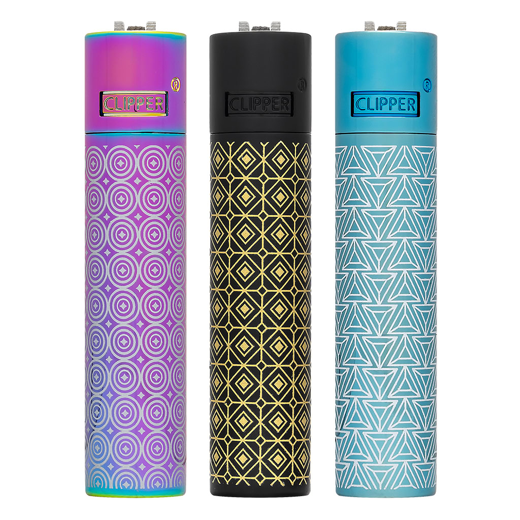 Lighter Metal All Patterns incl. Giftbox (Clipper)