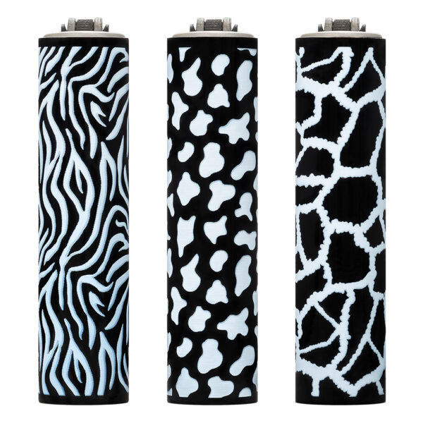 Lighter Metal Micro Cover Savannah Print (Clipper)