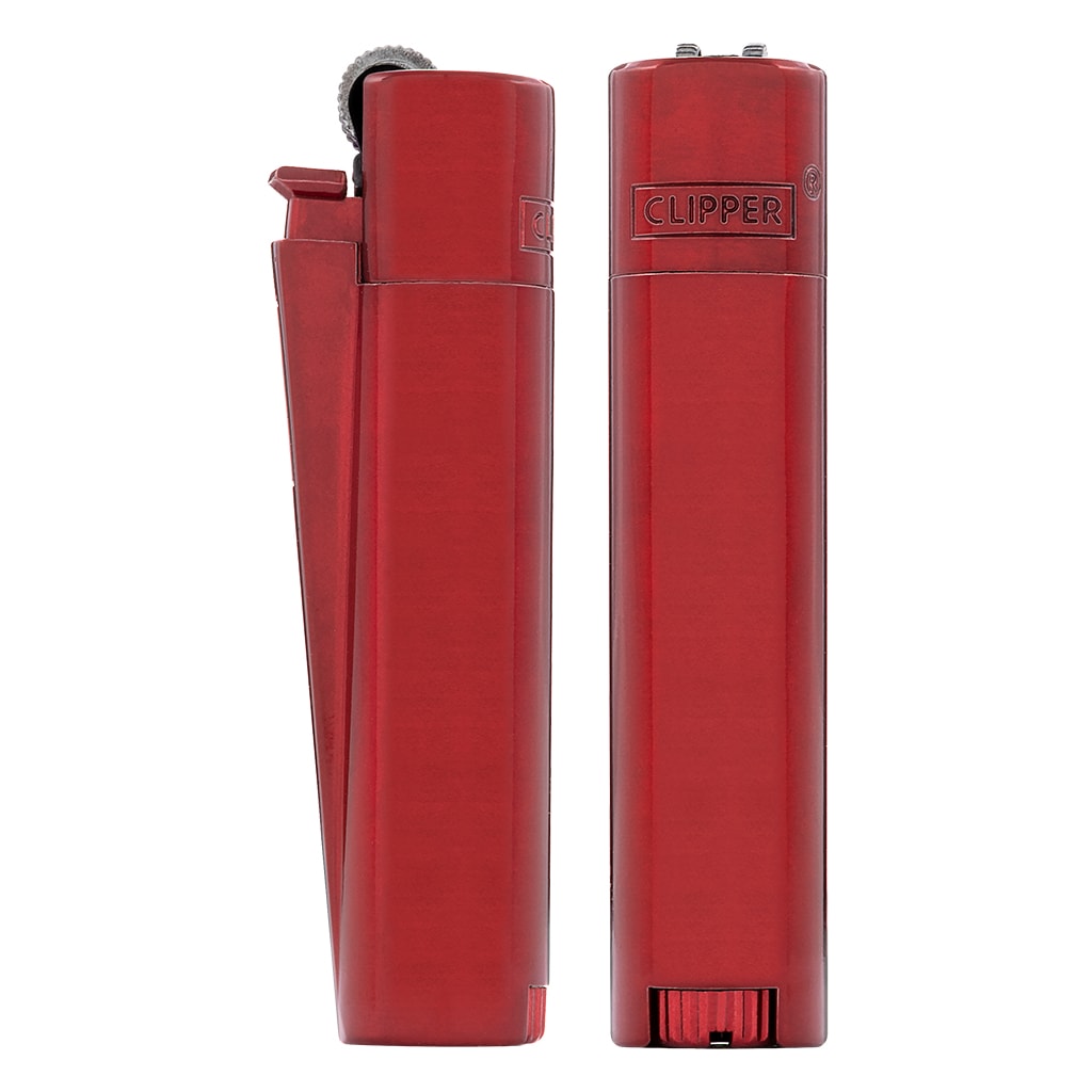 Lighter Metal Micro Red Devil incl. Giftbox (Clipper)