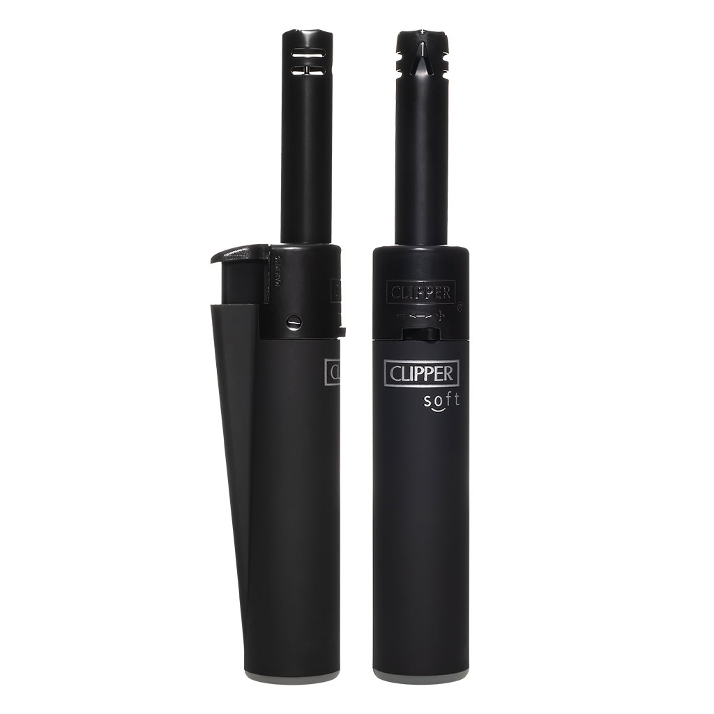 Lighter Mini Tube Soft Touch Black (Clipper)