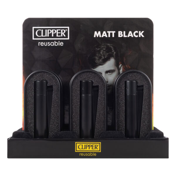 Lighter Metal Mat Black (Clipper)