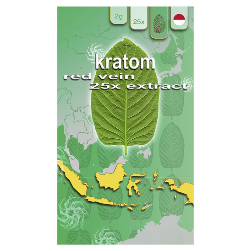 Kratom Indonesia Red Vein 25X Extract 2g
