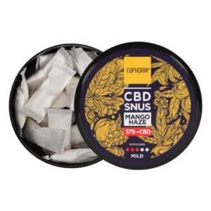 CBD Pouches 15 x25mg Mango Haze (Euphoria)