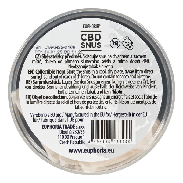 CBD Pouches 15 x25mg Mango Haze (Euphoria)
