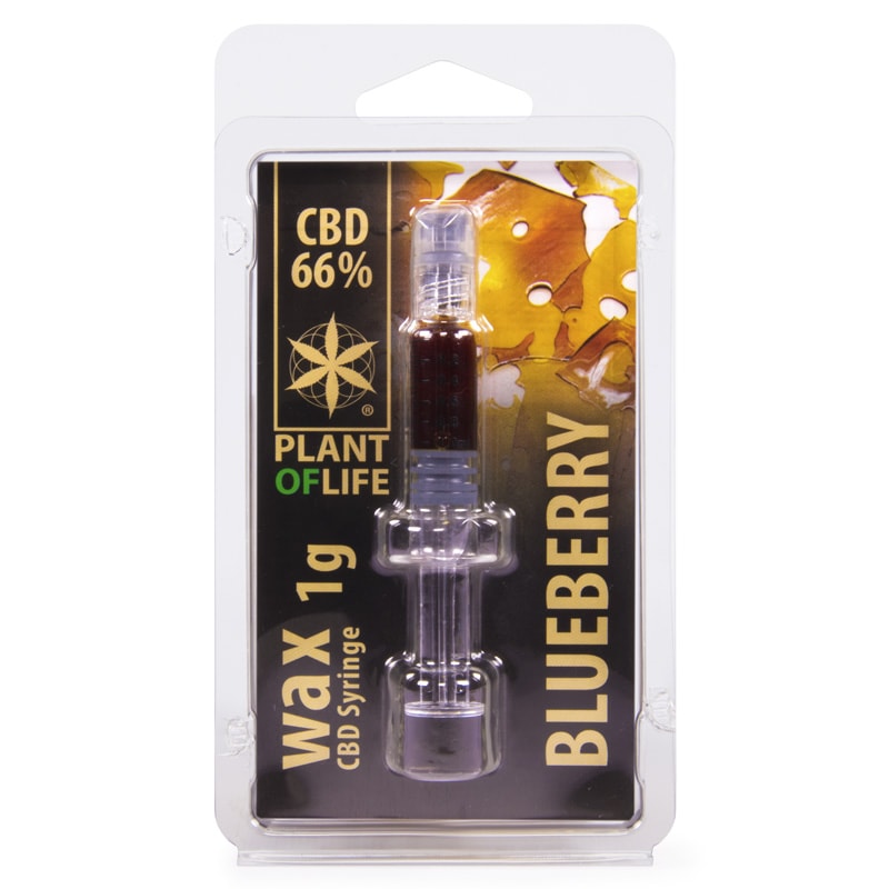 Blueberry CBD Wax 66% 1g (Plant of Life)