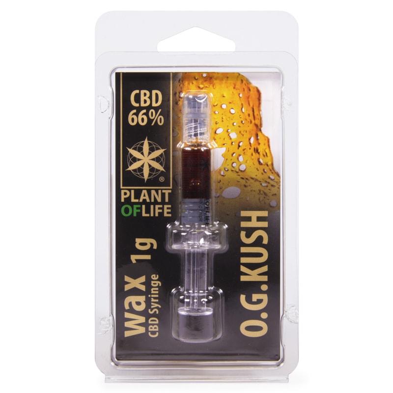 CBD Wax concentrate OG Kush 1 gram syringe – easy and precise dosing