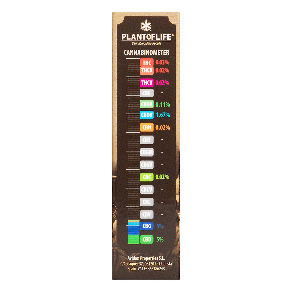 CBD CBG Raw Oil 5% 10ml (Plant of Life)