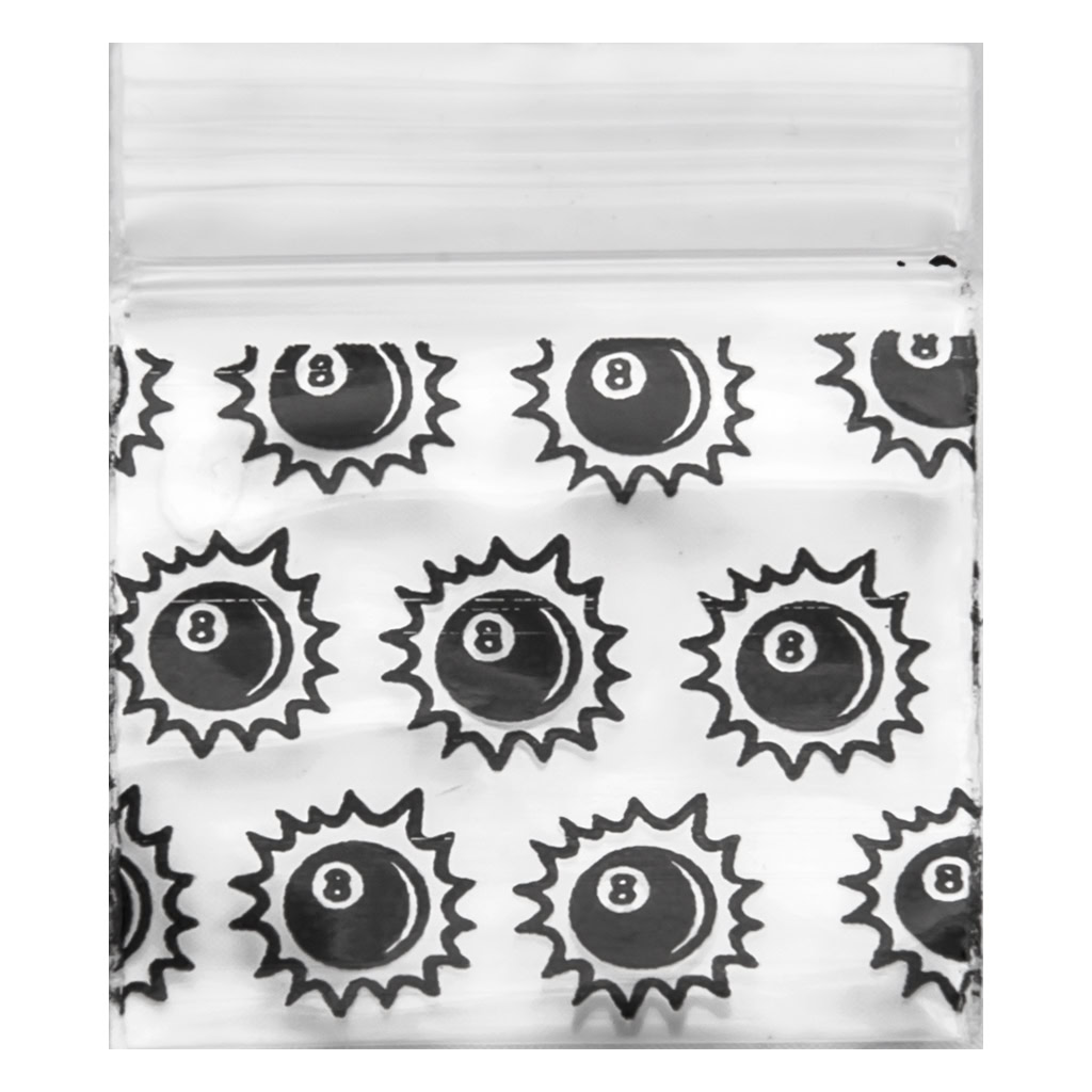 Ziplock Bag 8Ball 25x25mm 50µ