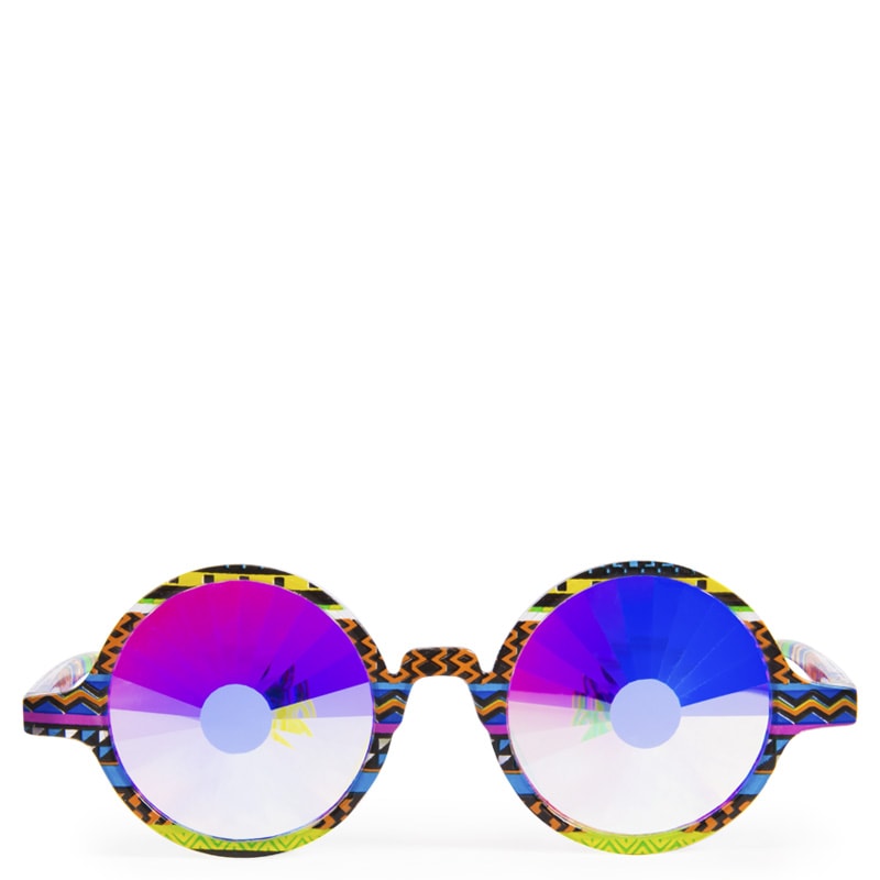 Kaleidoscope Glasses Round Circle Varicolour