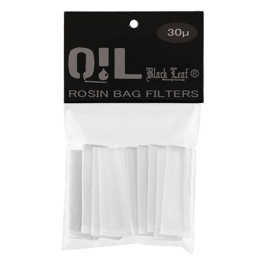 Rosin Filter Bags 50x20mm 30µ (Black Leaf)