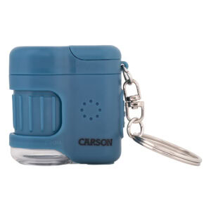 Carson pocket microscope 20x with LED and UV light for grow room pest checks on cannabis plants.