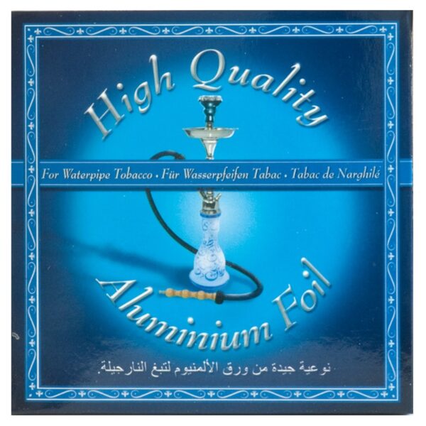 Shisha Foil 12cm Shisha Foil 12cm 100 sheets, pre cut hookah foil sheets for covering a bowl.