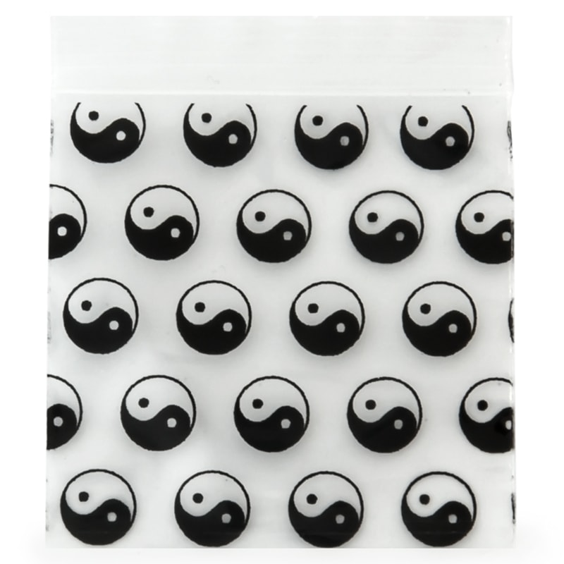 Ziplock Bag Yin Yang 50x50mm 50µ