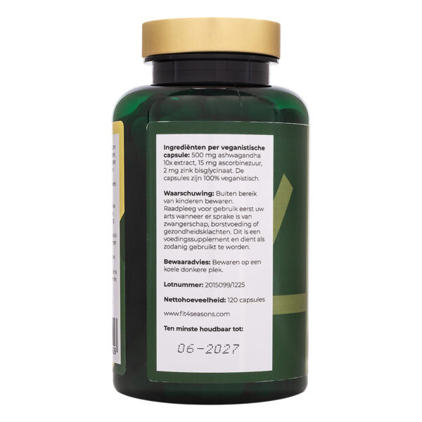 Ashwagandha Extract 120 caps (Fit4Seasons)