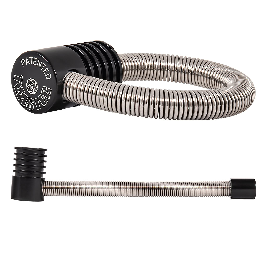 Pipe Twister Spring L black 14cm
