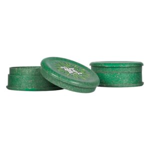 Hemp Plastic Grinder 3-Part 60mm Green cheap 3 piece plastic grinder.
