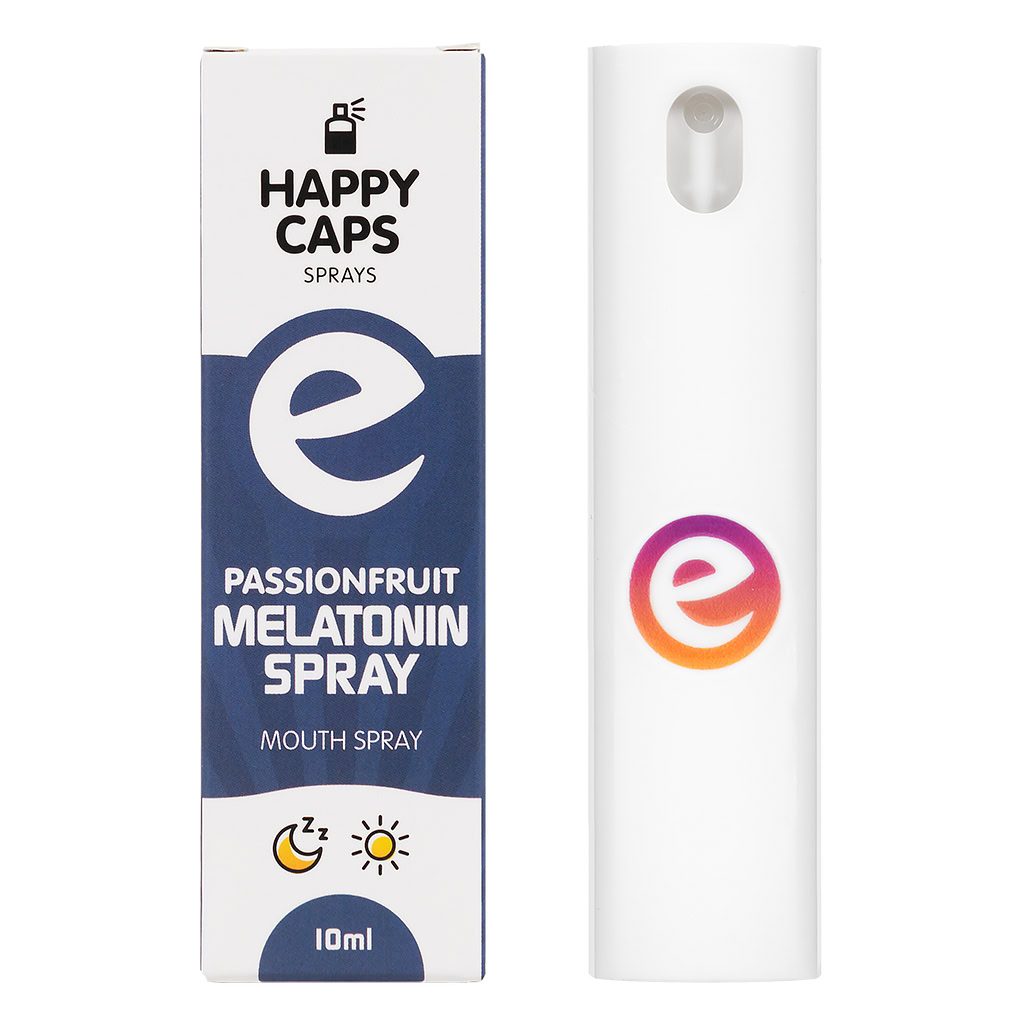 044010101 1 Melatonin Spray Passionfruit Happy Caps