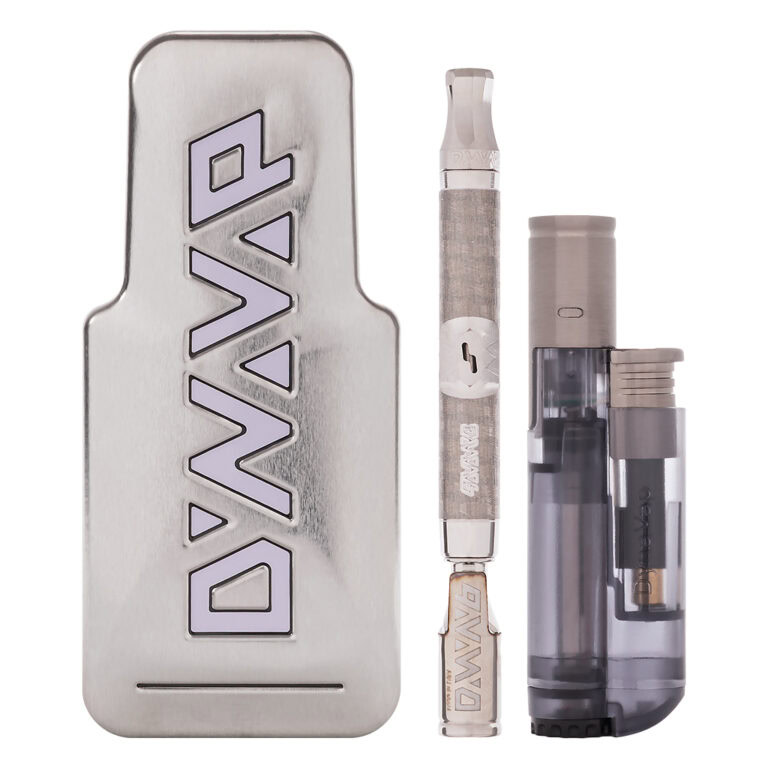 DynaVap M7 XL battery-free dry herb vaporizer made from stainless steel.