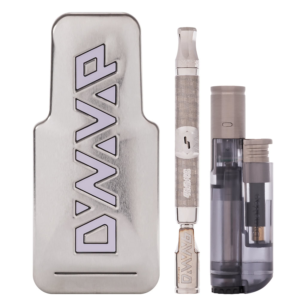 DynaVap M7 XL battery-free dry herb vaporizer made from stainless steel.