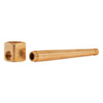 Roller Pipe Brass Gold 9cm - Image 3