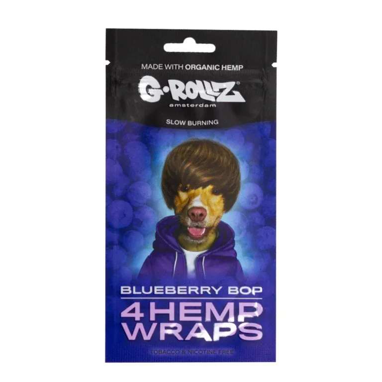 G-Rollz Blueberry Bop Hemp Wraps 4 pack